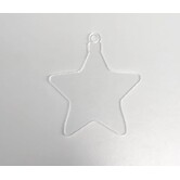 Plexiglas transparant Kerstster