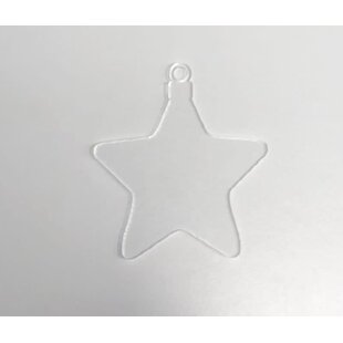 Plexiglas transparant Kerstster