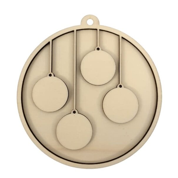 Feeërieke | 3D family of 4 ornament