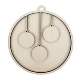 3D family of 3 ornament