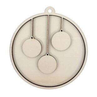 3D family of 3 ornament