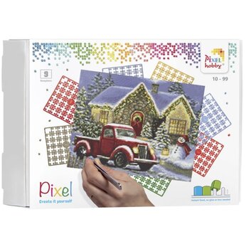 Pixelhobby | Pixel KIT - 9 basisplaten Winter Landscape