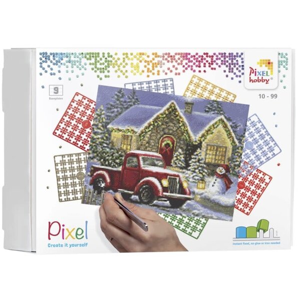 Pixelhobby | Pixel KIT - 9 basisplaten Winter Landscape
