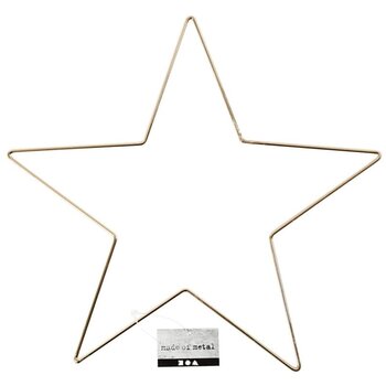 Ster ornament - goud