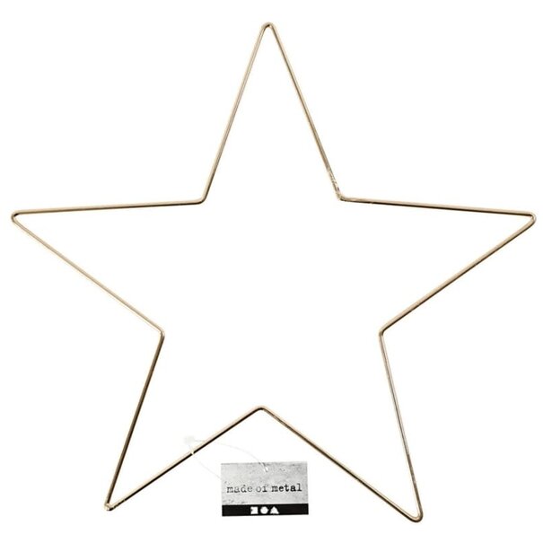 Ster ornament - goud