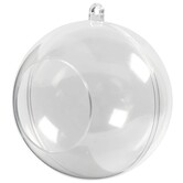 Deco Bal Met Opening, 8 cm (set van 5stuks)