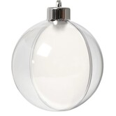 Deco Bal Met Losse Kartonnen Inleg (10st) / 5cm