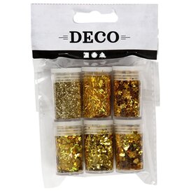 Metallic Glitter - Goud (6x 5gr)