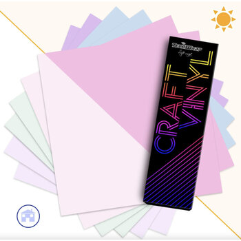 TeckwrapCraft | UV Color Changing Vinyl Sheets Pack TeckwrapCraft (6 Sheets)