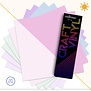 UV Color Changing Vinyl Sheets Pack TeckwrapCraft (6 Sheets)