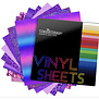 Assorted Color Tone Vinyl Sheets Packs TeckwrapCraft  - Purple (8 sheets)