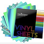 Assorted Color Tone Vinyl Sheets Packs TeckwrapCraft - Green Tone (8 sheets)