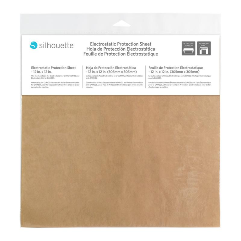 Silhouette | Silhouette Electrostatic Bed Protection Sheet 12"x12"