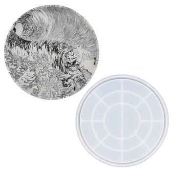 Jesmonite | Silicone Mal - Ronde Schaal ø 26,5cm