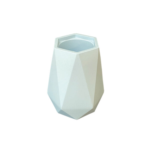 Jesmonite | Silicone Mal - Vaas met vlakken