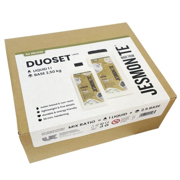 Jesmonite | Jesmonite AC100 BOX DUOSET 1L Liquid & 2,5Kg Base