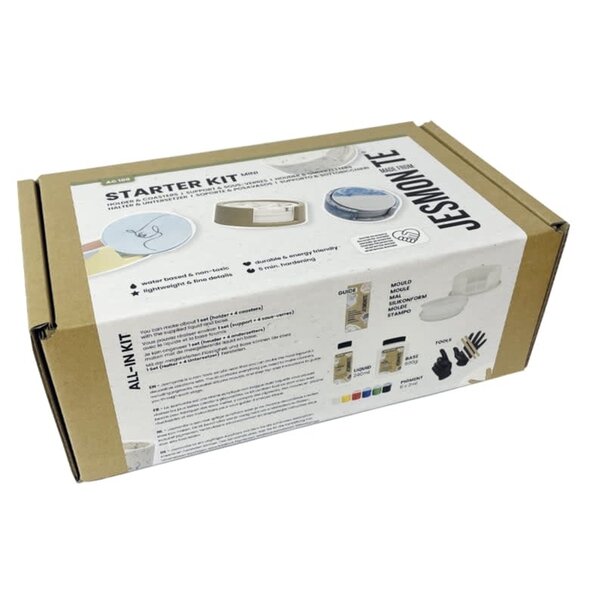 Jesmonite | Jesmonite AC100 KIT MINI - Houder en 4 onderleggers rond