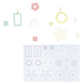 Silicone mal - Oorbellen bloemen