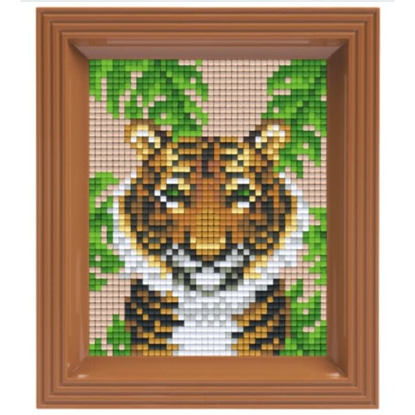 Pixelhobby | Pixel geschenkverpakking - Jungle tijger