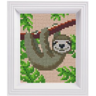 Pixel geschenkverpakking - Jungle luiaard