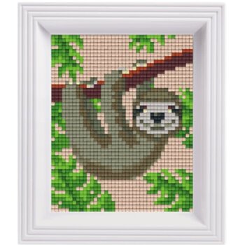 Pixelhobby | Pixel geschenkverpakking - Jungle luiaard