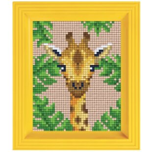 Pixel geschenkverpakking - Jungle giraf