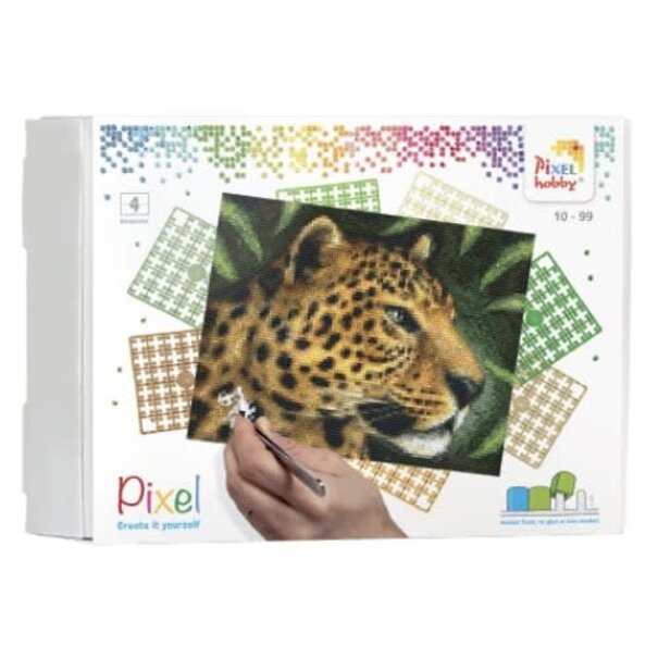 Pixelhobby | Pixel KIT - 4 basisplaten Panter