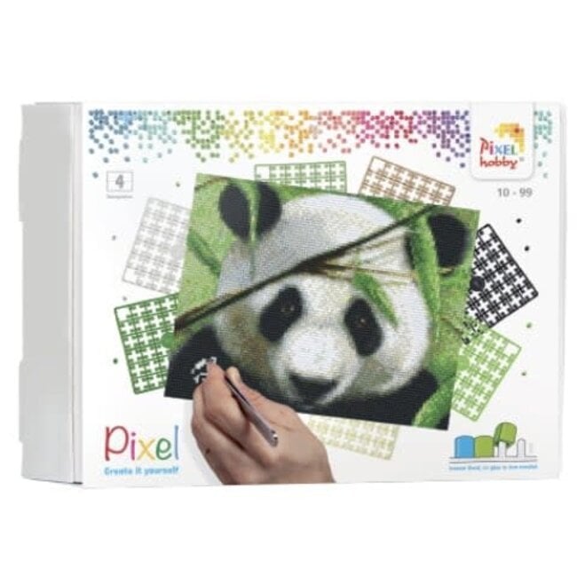 Pixel KIT - 4 basisplaten Panda