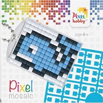 Pixelhobby | Pixel sleutelhanger - Walvis