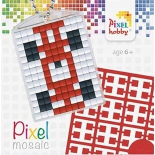 Pixel sleutelhanger - Racewagen