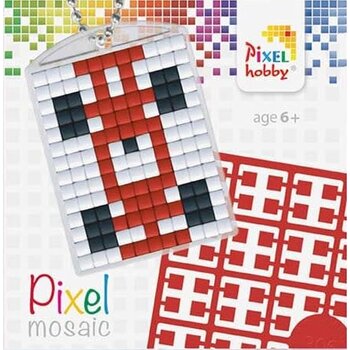 Pixelhobby | Pixel sleutelhanger - Racewagen