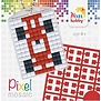 Pixel sleutelhanger - Racewagen