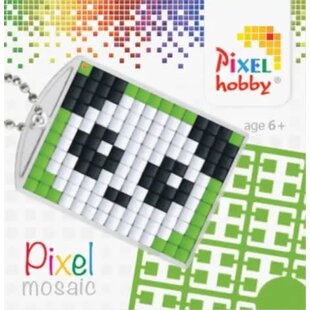 Pixel sleutelhanger - Panda