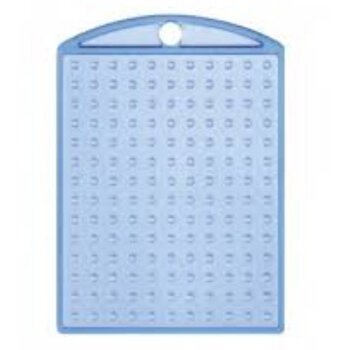 Pixelhobby | Medaillon pixelhobby transparant blauw + kettinkje