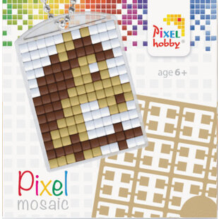 Pixel sleutelhanger - Paard