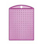 Medaillon pixelhobby transparant roze + kettinkje