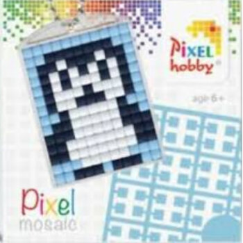 Pixelhobby | Pixel sleutelhanger - Pinguin