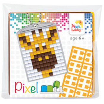 Pixelhobby | Pixel sleutelhanger - Giraf