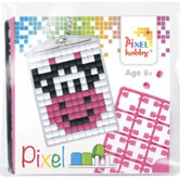 Pixel sleutelhanger - Lachende Koe