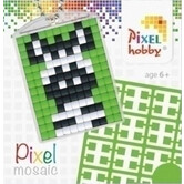 Pixel sleutelhanger - Zebra