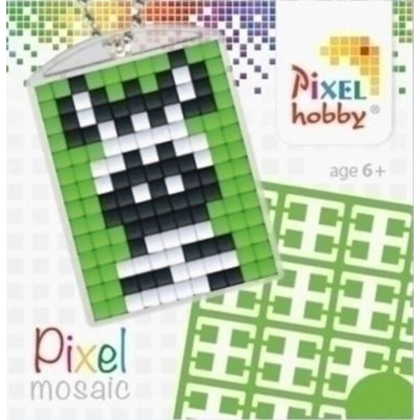 Pixelhobby | Pixel sleutelhanger - Zebra
