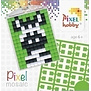 Pixel sleutelhanger - Zebra