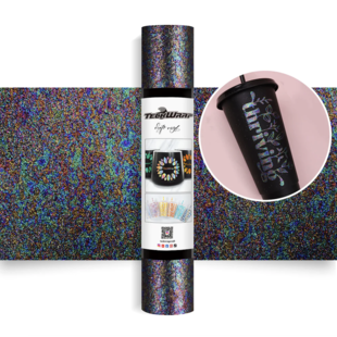 Colorful Pearl Adhesive Vinyl - Black (1,5M) TeckwrapCraft