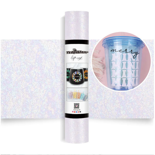 TeckwrapCraft | Colorful Pearl Adhesive Vinyl - White (1,5M) TeckwrapCraft
