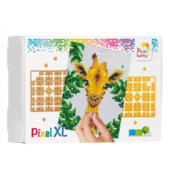 Pixelhobby | Pixel XL pakket op 4 basisplaten - Jungle Giraf