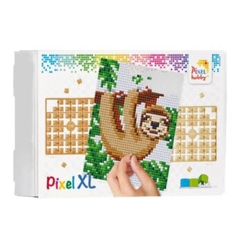 Pixelhobby | Pixel XL pakket op 4 basisplaten - Jungle Luiaard