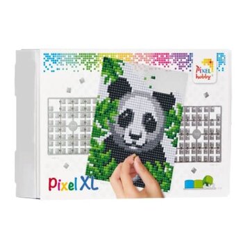 Pixelhobby | Pixel XL pakket op 4 basisplaten - Jungle Panda