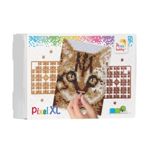 Pixelhobby | Pixel XL pakket op 4 basisplaten - Poes