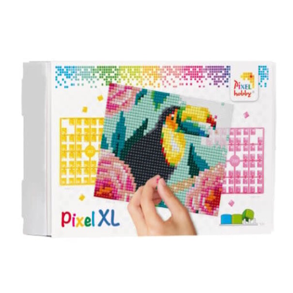 Pixelhobby | Pixel XL pakket op 4 basisplaten - Toekan  B