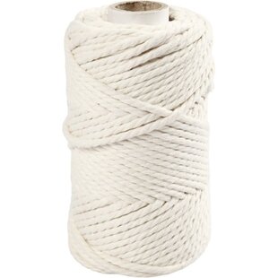 2mm Macramé Koord. off-white